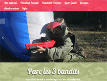 Tablet Screenshot of lacanaupaintball.com